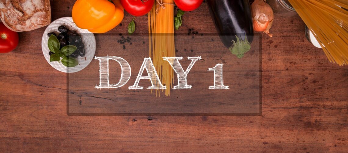 Day 1 of Healthy Meal Plan – What to eat today?