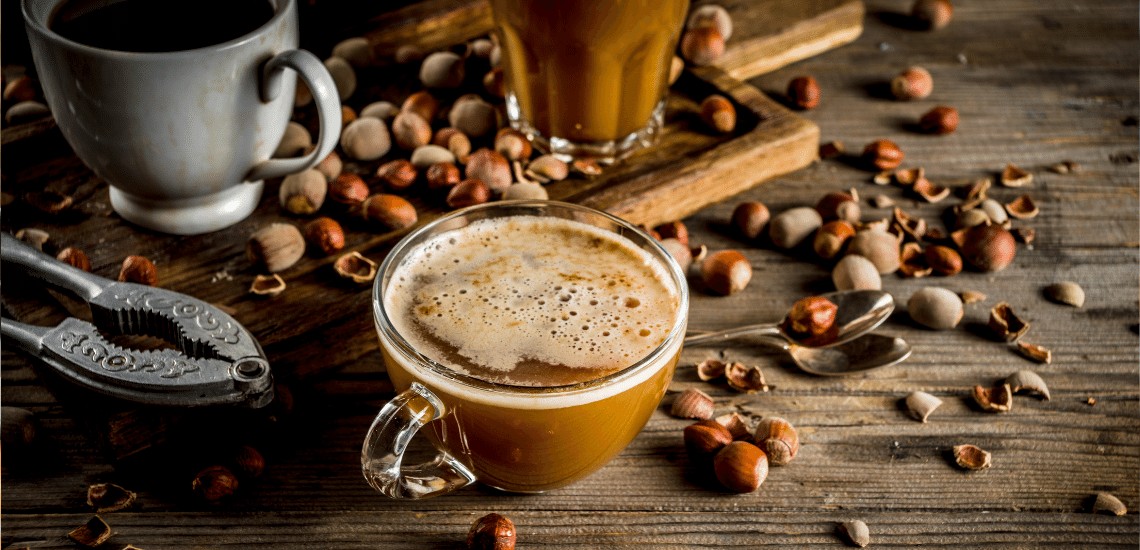 Nuts With Mint Mocha Latte